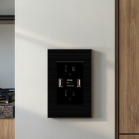 Bingoelec vente en gros 118 pièces Double 3 pôles prise électrique amélioration de l'habitat puissance PC peinture mur Schuko prises 13A WiFi