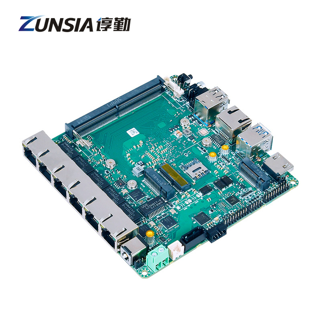 OEM ODM 6 Lan Ports Industrial Nano Itx Board 1*DDR5 2Com Firewall Motherboard with Intel 12th Gen N150 N100 N305 N300 Processor