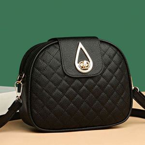 <b>Small</b> Fashion PU Leather Crossbody Bag Stylish Zipper Shoulder <b>Purse</b> for Summer Daily Use Travel Eco-Friendly 1-1.9L Capacity - Product Image 2
