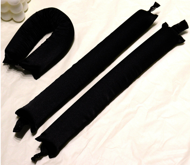 Noir, lot de 3 pièces avec sachet individuel.
