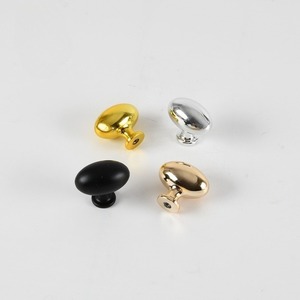 Wholesale Child-Safe Oval ABS Cabinet <strong>Knob</strong>, Single Hole Pull Non-Toxic Finish for Kitchen Bathroom Drawer, Free Screws - Product Image 3
