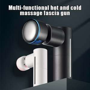 Pistol Pijat Berpemanas <span class=keywords><strong>Stimulator</strong></span> Otot 3 Kecepatan Terapi Pemanasan Pendinginan Nirkabel Pistol Pijat <span class=keywords><strong>Mini</strong></span> Portabel untuk Atlet - Product Image 2