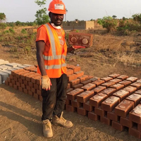 Brique de terre comprimée en argile hydraulique, prix de la Machine, afrique du sud