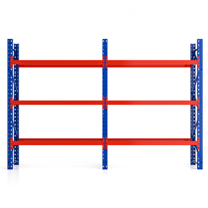 יחידת מדפים מפלדה ברמה מסחרית, מתכווננת ובגדלים מותאמים אישית, לחדרי אחסון ולחנויות - Product Image 2