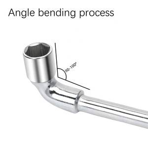Llave de tubo en forma de L de 6-19 mm, llave perforada manual hexagonal exterior tipo codo para tuberías en forma de 7 - Product Image 3