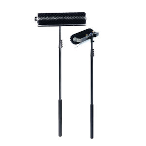 Solar Panel Cleaning Roller Brush with Soft PP and Nylon Bristles Telescopic Long Handle for PV System Maintenance - Product Image 3