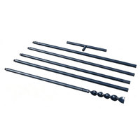 Kit de tarière manuelle pour l'échantillonnage du sol LX-1, tarière spirale de 5 m
