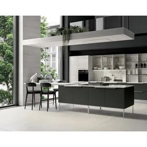 Candany Set Lemari Dapur Kabinet Dapur, Lemari Dapur Modular Dinding Modern Lemari Dapur