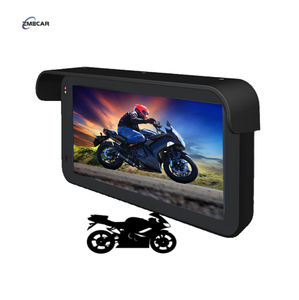 Zmecar 6.25 pouces, réglage automatique de la luminosité, GPS HD, navigateur pour moto, enregistreur de navigation avec CarPlay sans fil et Mirror Link - Product Image 1