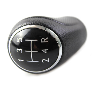 Suzuki Car Gear Knob 5 Speed Black Leather Shift Knob Manual Transmission <b>Interior</b> <b>Accessory</b> - Product Image 2