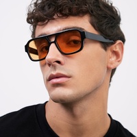 Finewell 2026 Lunettes de soleil tendance de luxe de marque rétro à base de bio-matériaux G850 Cadres de lunettes de soleil à la mode Vintage Logo personnalisé Lunettes de soleil pour femmes et hommes
