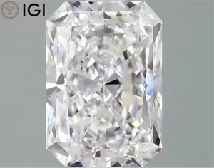 Diamant de laboratoire cultivé CVD de qualité supérieure, taille Radiant, couleur E, clarté VVS1, poli avec précision, certifié IGI, brillance supérieure, RECD180 - Product Image 4
