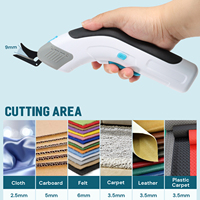 Ciseaux électriques sans fil pour l'artisanat, la couture, le carton et les tapis.