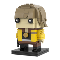 Set de Bloques de Construcción del Personaje Luke de la Guerra de las Galaxias, Kits de Bricolaje, Ladrillos MOC, Juguete para Niños, Regalo, MOC2391