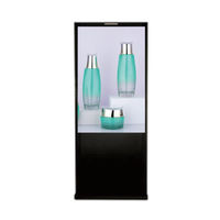 Kiosque extérieur 75 pouces avec écran tactile capacitif LED 4K, affichage numérique publicitaire, animation couleur intégrale, signalisation directionnelle