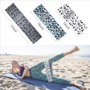 Sản xuất bán buôn chân biểu tượng tùy chỉnh chiến lợi phẩm mang nhãn hiệu <span class=keywords><strong>3</strong></span> cấp đào Leopard in Resistance Bands - Product Image 3