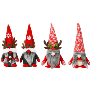 HB-959 statuina rossa svedese Tomte Santa scandinava Mr e Mrs Christmas Gnomes peluche - Product Image 6