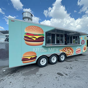 Fast Food Truck Street Commercial <b>Kitchen</b> Trailers Burger Fries Pizza Hot Dog Cart Fully Equipped Mobile Restaurant <b>for</b> <b>Sale</b> - Product Image 5