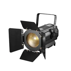 ไฟสปอตไลท์หรี่แสงได้300W LED Studio Fresnel Spot Light 3000-6000K สำหรับสตูดิโอกล้องถ่ายรูปวิดีโอ