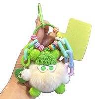 Pendentif en peluche Monstre de charbon, porte-clés DIY, jouet en peluche mignon, breloque pour sac, sac à dos, téléphone T-088 Hebei