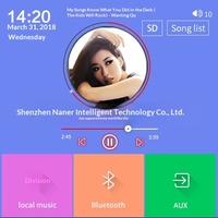 YDD Tuya 4 Inch Pengontrol Musik Latar Belakang Layar Sentuh di Langit-langit, Kontrol Aplikasi Seluruh Rumah dengan Alexa Google Home