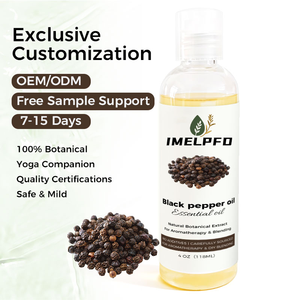 Aceite Esencial de <span class=keywords><strong>Pimienta</strong></span> <span class=keywords><strong>Negra</strong></span> Pura y Natural para Aromaterapia, Cuidado Personal, Alivio del Dolor Muscular, Venta al por Mayor de Fábrica, Marca Privada - Product Image 3