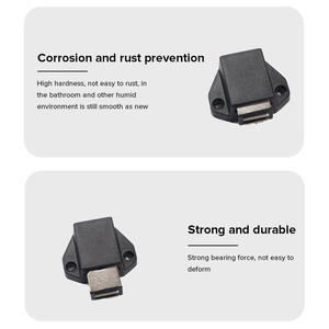 Kait pintu kabinet, gaya Modern magnetik dorong untuk membuka perangkat Rebound dan kunci untuk lemari untuk ruang tamu dan kamar mandi - Product Image 5