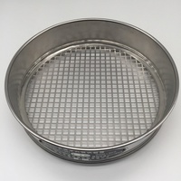 Tamis de laboratoire standard en acier inoxydable à mailles fines (300, 400, 500 microns), simple ou double couche