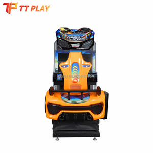 Máquina de Juego de Carreras Arcade con Pantalla, Simulador de Conducción Operado con Monedas para Negocios de Zonas de Juego - Product Image 3
