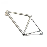 Cuadro de Bicicleta de Carretera de Aleación de Titanio Gr9 Personalizado Premium, Mecanizado CNC Hecho a Mano para Diseño de Cuadro de Bicicleta de Carreras