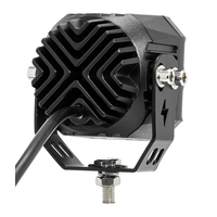 Projecteur LED de 3 pouces, lumière de balise 12V 24V 4 couleurs RGBW, style antenne, pour véhicule tout-terrain, moto, camion, VTT