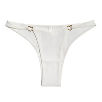 FF1717 Lingerie en coton pour femmes Strings invisibles Sous-vêtements sans couture à dos en T Anneau en forme de cœur String taille basse pour femmes