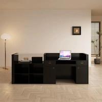 Bureau d'accueil moderne pour magasin de vêtements, salon de beauté, bar, mobilier commercial de luxe en MDF