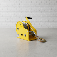 Nouvelle treuil de traction manuel portable 1200 LB avec câble métallique de 30 m et blocage automatique, pour applications en commerce de détail et hôtellerie