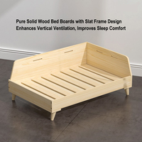 Lit pour chat en bois respirant et écologique, maison pour animaux, chaise longue, canapé, tapis anti-poussière amovible et lavable, jouet pour chat, été