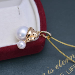 Collar de Perlas de Zhuji Danshui de 6-7 mm, con Hebilla de Plata S925, Cadena para Clavícula, Colgantes de Perlas Premium, Venta al por Mayor - Product Image 3