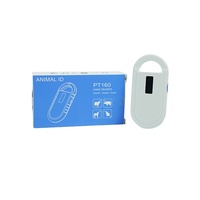 Lector de RFID PT160 Handheld Animal Microchip Scanner con frecuencia de 134,2 kHz para escaneo en el FDX-B