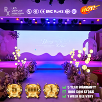 Écran LED géant d'extérieur RX IP65 7680Hz à haute fréquence de rafraîchissement P3.91, grand panneau mural vidéo LED, affichage numérique LED, panneau publicitaire LED