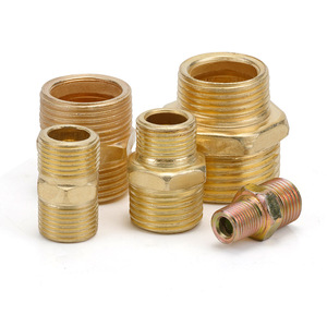Conector Roscado de Latón para Tuberías, Adaptador de 20 mm con Rosca Macho para Agua, Gas y Aceite, Unión de Plomería - Product Image 1