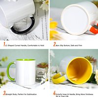 Mug en céramique vierge de haute qualité pour sublimation, design moderne, revêtement spécial, vente en gros pour fournitures scolaires, fournisseur de mugs à sublimation