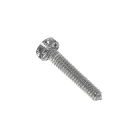 Vis isolée M2 à tête cylindrique cruciforme en nylon transparent pour montage de bande lumineuse intérieure de voiture, non magnétique, légère