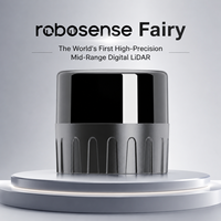 RoboSense Fairy 3D LiDAR, haute précision 0,5 cm, 96 lignes, portée 150 m, capteur laser 360 degrés pour la cartographie de robots AGV AMR