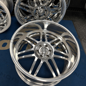 ล้ออะลูมิเนียมฟอร์จ 24x14 26x14 5x127 6x139.7 ขัดเงาเต็มวง ขอบลึก สำหรับ Chevy C10 Silverado GMC Sierra ล้อแต่ง - Product Image 2
