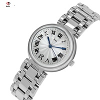 Montre Minimaliste à Quartz pour Femme - Tendance avec Cadran à Aiguilles, Bracelet en Acier Inoxydable, Résistance à l'Eau 30M, Montres pour Filles