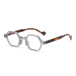 Octagonal Plastic Eyeglasses Frame 2095 Blue Light Protection Full-Frame Unisex Anti Blue Light Blocking - Product Image 4