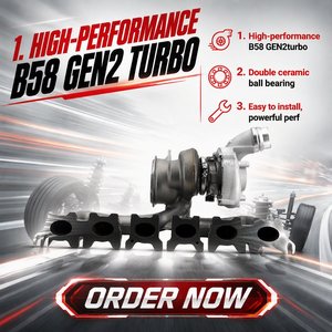 Turbocompresseur amélioré B58 Gen2 Turbo 8679022 G30-<span class=keywords><strong>900</strong></span> pour moteur <span class=keywords><strong>BMW</strong></span> B58 <span class=keywords><strong>6</strong></span> ports 3.0L <span class=keywords><strong>R</strong></span> avec roulement à billes 18559700063 - Product Image 1