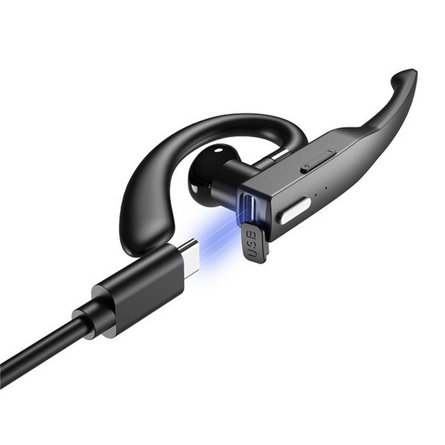 DOQAUS Wireless Single Side Earphone Mini Headphones in Ear Earbuds Gaming Headset for Driver