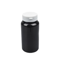 Vente en gros de flacons cylindriques en PET de 150 ml avec bouchon à clapet, contenants de qualité alimentaire pour pilules, vitamines, capsules, comprimés, compléments alimentaires, médicaments