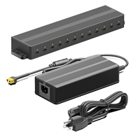 Connecteur XT60 GaN 12V20A 19.5V16.9A 20V16.5A 24V12.5A 36V9.72A 48V7.29A 54V6.48A Adaptateur d'alimentation pour Audio Industriel PoE