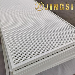 ספקי רשת אלומיניום מורחבת, רשת מתכת מורחבת דמוית יהלום לחיפוי קירות מוזיאונים, מחיצות ופאנלים. - Product Image 2